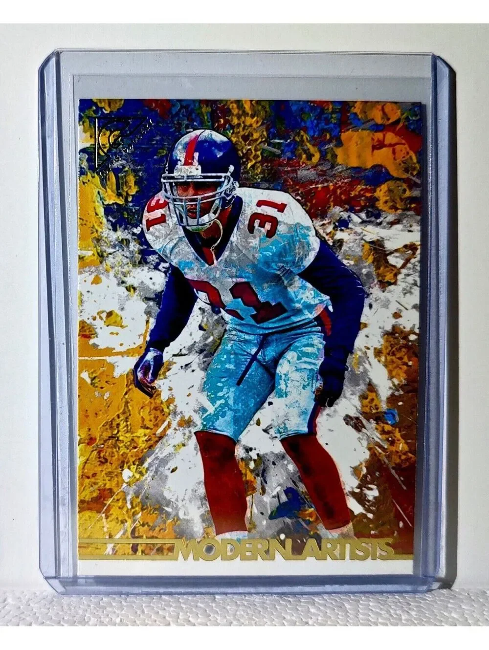 Jason Sehorn 2023 Topps Gallery Modern Artists NFL #MA-6 Card New York Giants